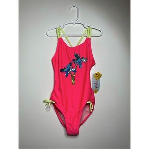 SOLD - Reversible Sequin Bathing Suit